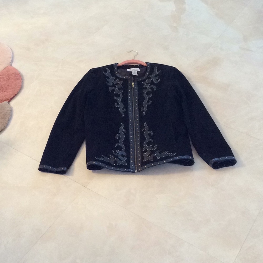 Leather and Swede jacket